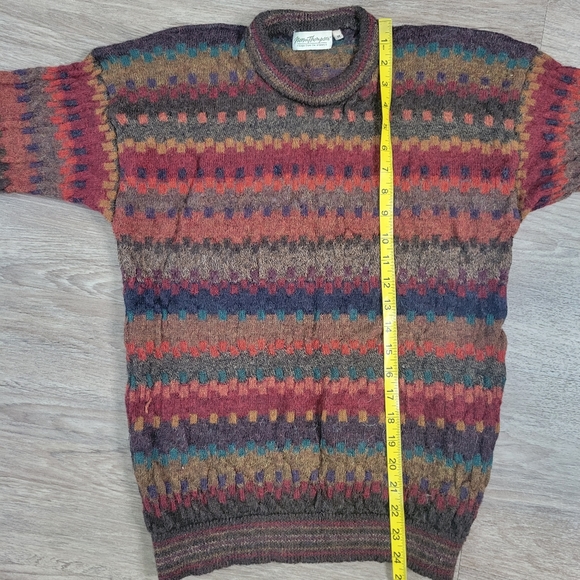 Norm Thompson Vintage Alpaca Wool Grandpa Pullover Sweater Retro 80's Cosby MD - Picture 15 of 15